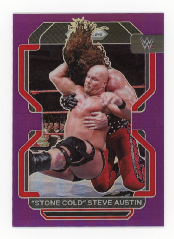 2022 Panini Prizm "Stone Cold" Steve Austin #192 - #/149 Purple