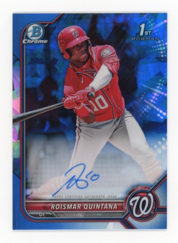 2022 Topps Bowman Sapphire Roismar Quintana 1st #BSPA-RQ - Autograph