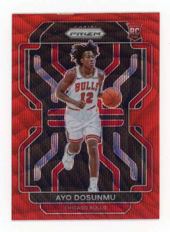 2021/22 Prizm Basketball Ayo Dosunmu RC #271 - Red Wave