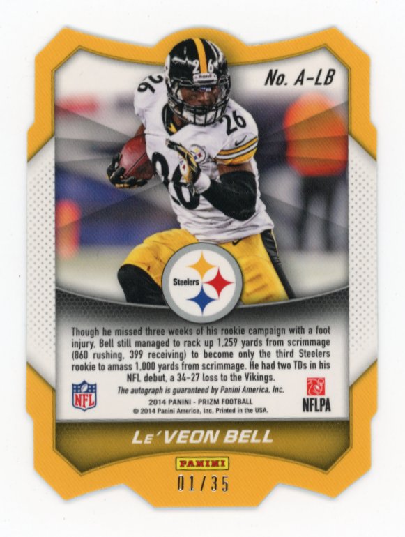 2014 Panini Prizm Le'Veon Bell #A-LB - Autograph