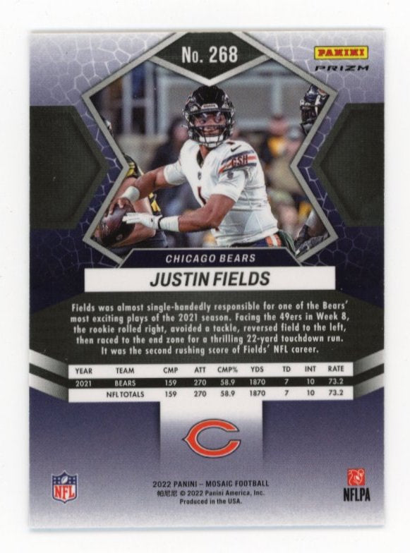 2022 Panini Mosaic Justin Fields #268 - Mosaic