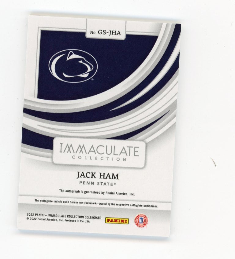 2022 Panini Immaculate Collection Jack Ham #GS-JHA - Autograph