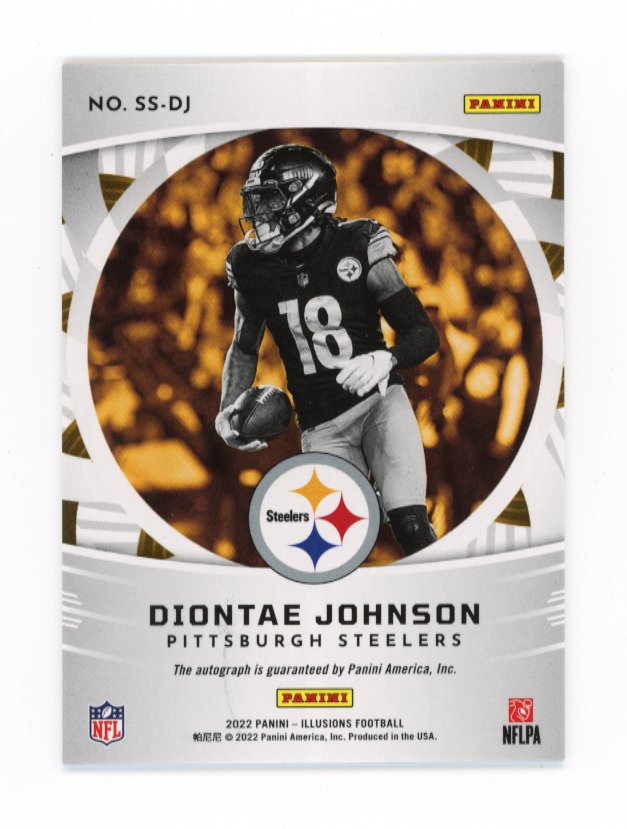 2022 Panini Illusions Diontae Johnson #SS-DJ - Autograph #/10