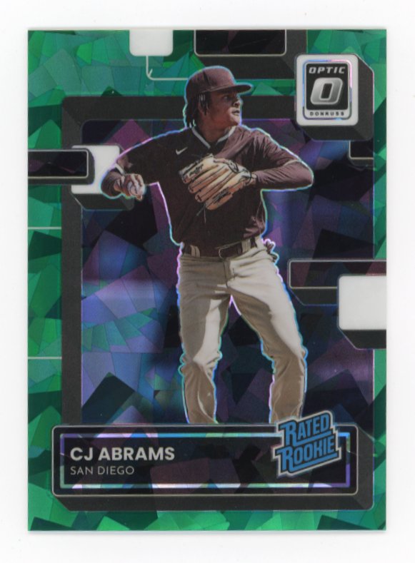 2022 Panini Donruss Optic C.J. Abrams #109 - Green FOTL #/7