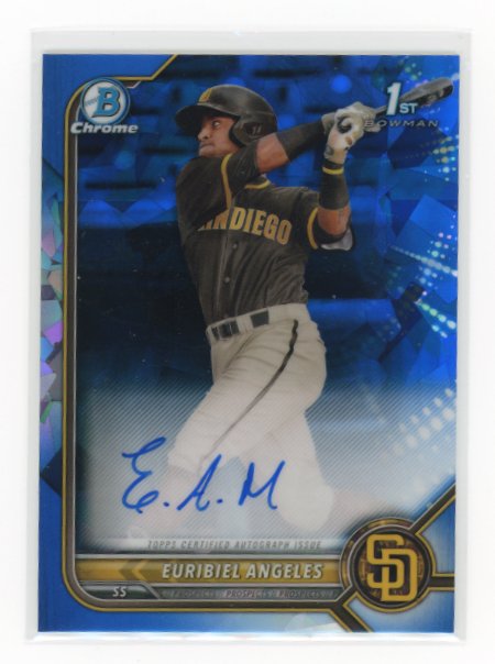 2022 Topps Bowman Sapphire Euribiel Angeles #BSPA-EA - Autograph