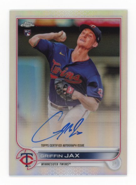2022 Topps Chrome Griffin Jax #RA-GL - #/499 Silver Autograph