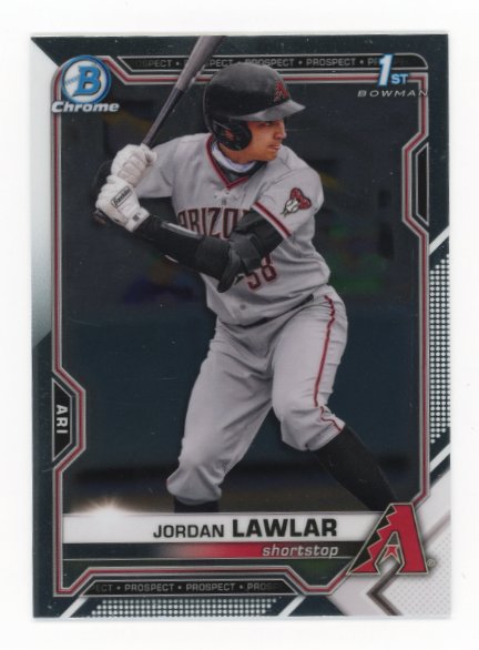 2021 Bowman Chrome Jordan Lawlar 1st Bowman #BDC-194