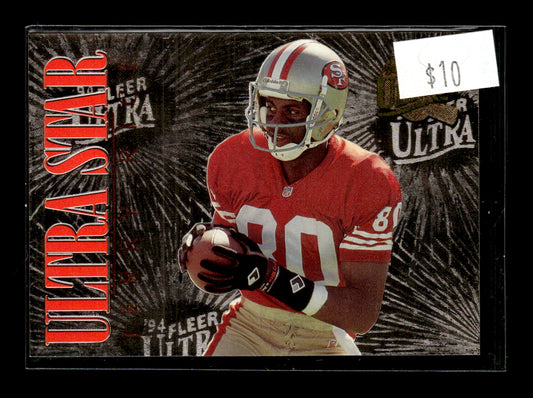 1994 Fleer Jerry Rice Ultra Star #6 - Gold 49ers