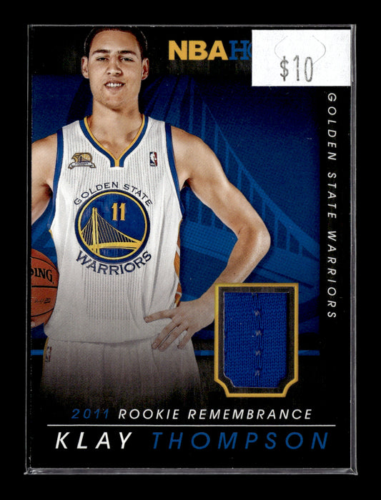 2014 Panini NBA Hoops Klay Thompson #3 - Jersey Patch Warriors