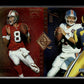 1995 Absolute Joe Montana/Dan Marino #Q1 - Gold 49ers Dolphins
