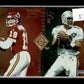 1995 Absolute Joe Montana/Dan Marino #Q1 - Gold 49ers Dolphins