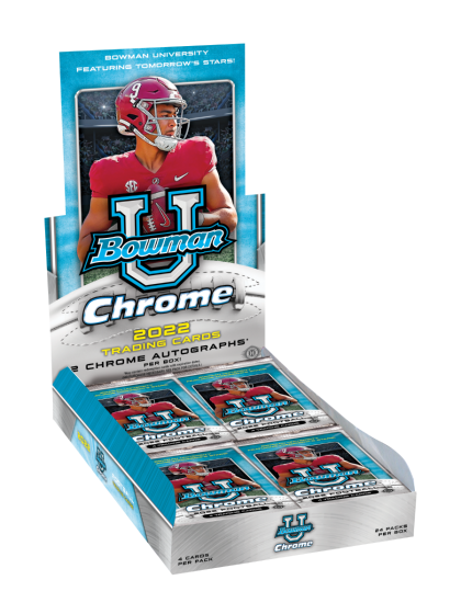 2022 Topps Bowman Chrome University Football Hobby Box