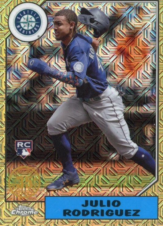 2022 Topps Chrome Julio Rodriguez RC #T87C-30 - Mojo Mariners