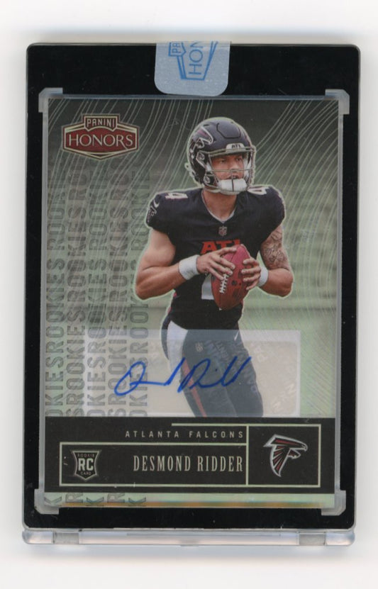 2022 Panini Honors Desmond Ridder RC #36 - #/49 Autograph Falcons