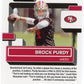 2022 Panini Donruss Brock Purdy Rated Rookie #374 - Press Proof Red 49ers