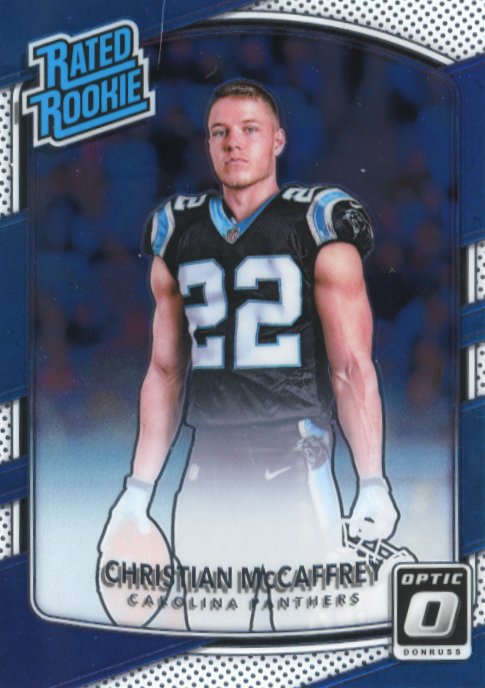 2017 Panini Donruss Optic Christian McCaffrey Rated Rookie #168 - 49ers