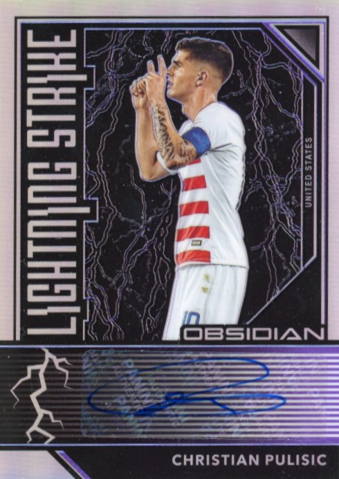 2019/20 Panini Obsidian Christian Pulisic #LS-CP - Holo Autograph USA