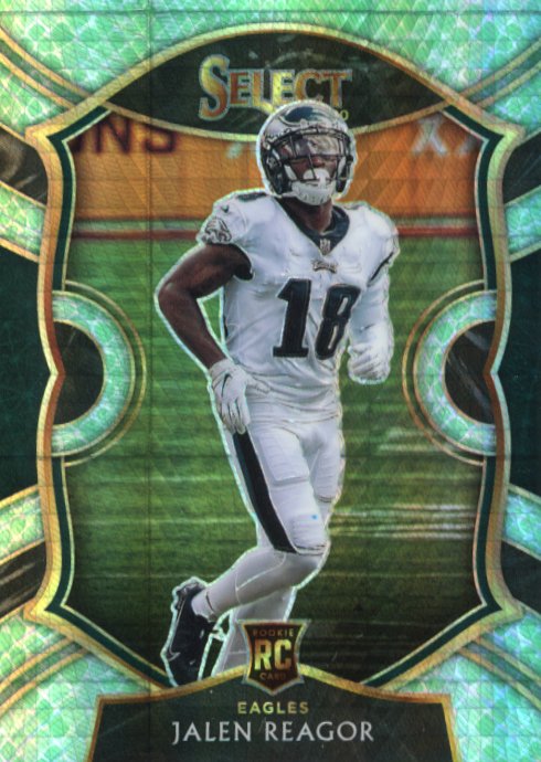 2020 Panini Select Jalen Reagor RC #68 - #/67 Dragonscale Eagles