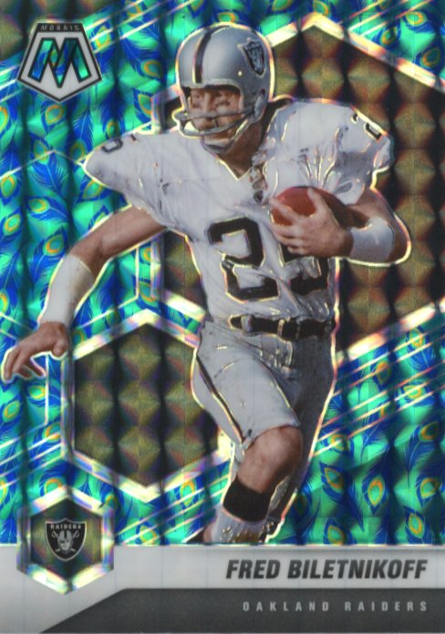 2021 Panini Mosaic Fred Biletnikoff #105 - Peacock Raiders