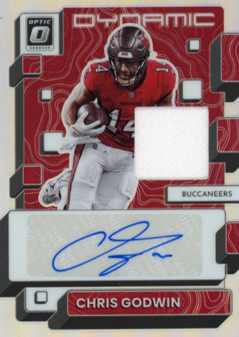 2022 Panini Donruss Optic Chris Godwin #DPA-CG - #/49 Patch Autograph Buccaneers