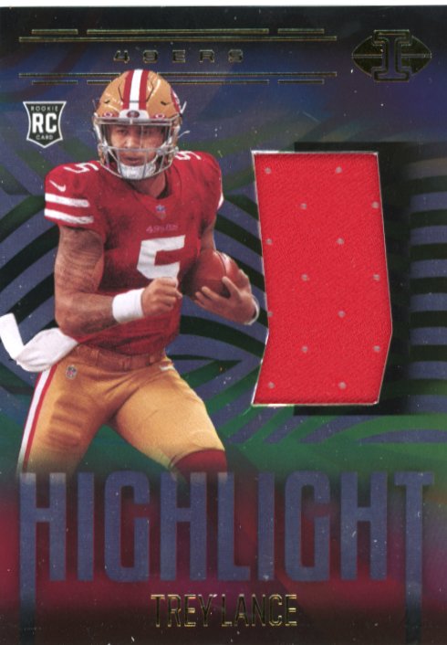 2021 Panini Illusions Trey Lance RC #HS-TRL - Patch 49ers