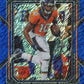 2022 Panini Prizm Jerry Jeudy #89 - #/25 Blue Shimmer Broncos