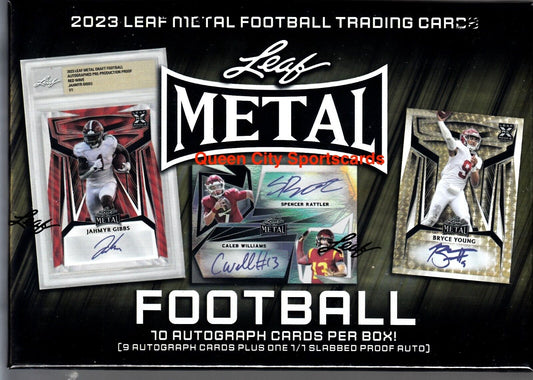 2023 Leaf Metal Football Jumbo Box