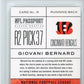 2013 Panini Prestige Giovani Bernard NFL Passport RC #11 - Autograph Bengals PSA 9