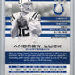 2014 Panini Rookies and Stars Andrew Luck #MS-AL - #/10 Patch Gold Colts