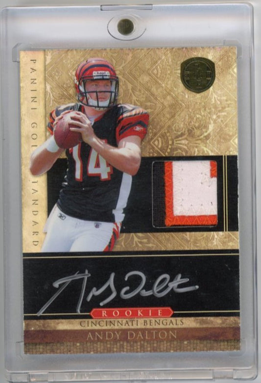 2011 Panini Gold Standard Andy Dalton #261 - #/525 Patch Autograph Bengals