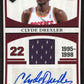 2012 Panini Limited Clyde Drexler Retired Numbers #3 - #/25 Patch Autograph Rockets