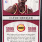 2012 Panini Limited Clyde Drexler Retired Numbers #3 - #/25 Patch Autograph Rockets