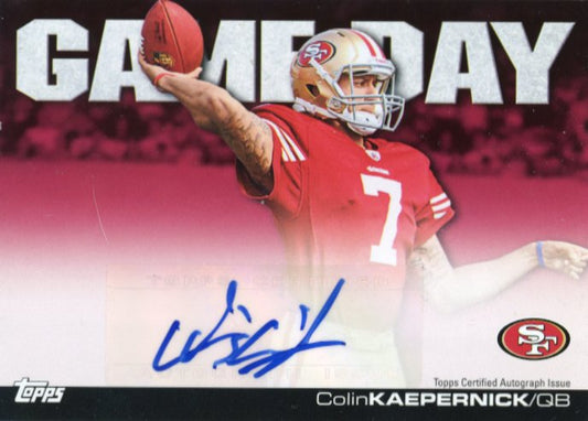 2011 Topps Colin Kaepernick Gameday #GDA-CK - Autograph 49ers