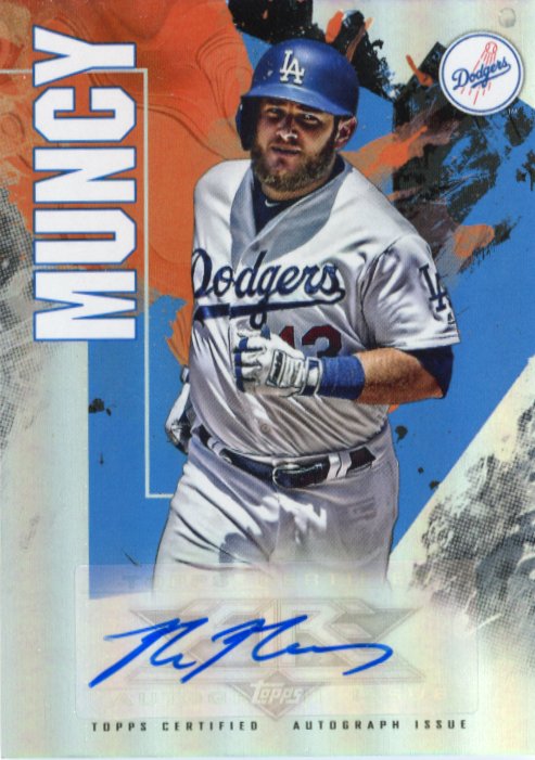 2019 Topps Fire Max Muncy #FA-MM - Autograph Dodgers