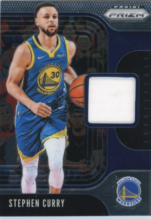 2019/20 Panini Prizm Stephen Curry Sensational #SS-SCU - Patch Warriors