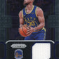 2021/22 Panini Prizm Stephen Curry Sensational Swatches # SW-SCY - Patch Warriors