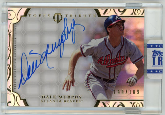 2015 Topps Tribute Dale Murphy #TA-DMU - #/189 Autograph Braves