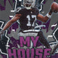 2022 Panini Donruss Optic Davante Adams #MH-9 -#/25 Purple Stars Raiders