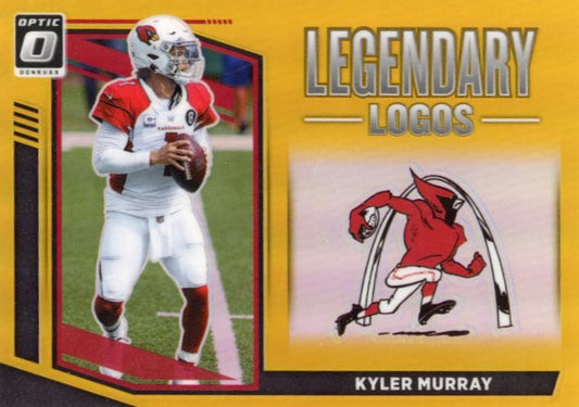 2021 Panini Donruss Optic Kyler Murray #LL-1 - #/10 Gold Cardinals