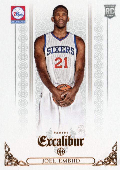 2014/15 Panini Excalibur Joel Embiid RC #178 - 76ers