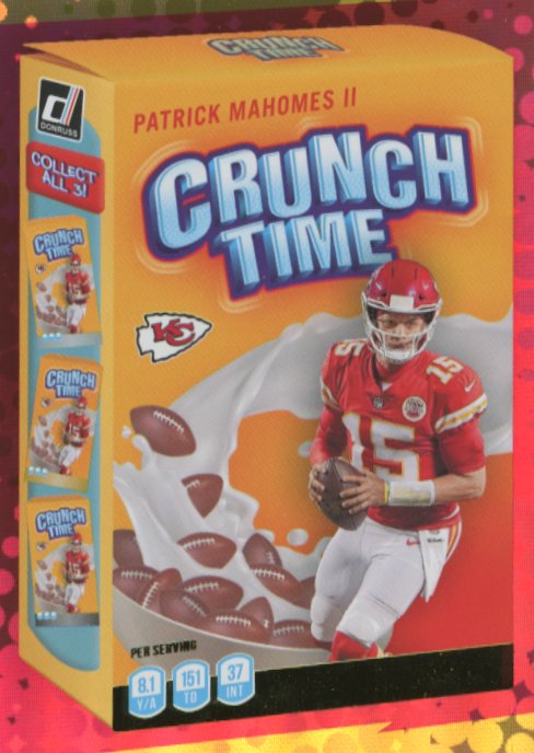 2022 Panini Donruss Patrick Mahomes II #CT-2 - Crunch Time Chiefs