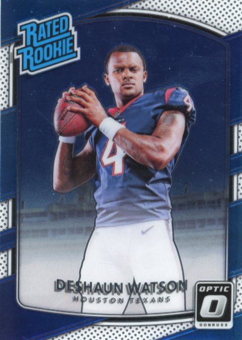 2017 Panini Donruss Optic Deshaun Watson Rated Rookie #195 - Texans