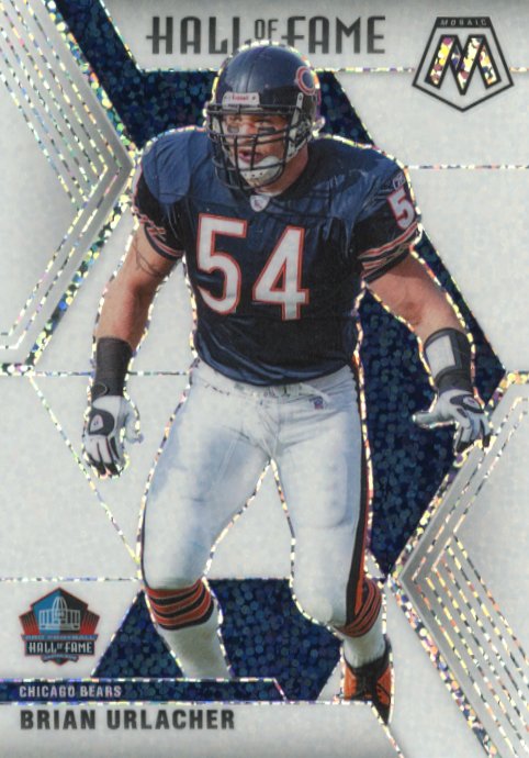 2020 Panini Mosaic Brian Urlacher #282 - White Sparkle Bears