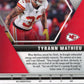 2020 Panini Mosaic Tyrann Mathieu #6 - White Sparkle Chiefs