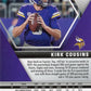 2020 Panini Mosaic Kirk Cousins #128 - White Sparkle Vikings