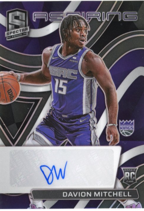 2021/22 Panini Spectra Davion Mitchell Aspiring #AA-DML - Autograph #/99 Kings