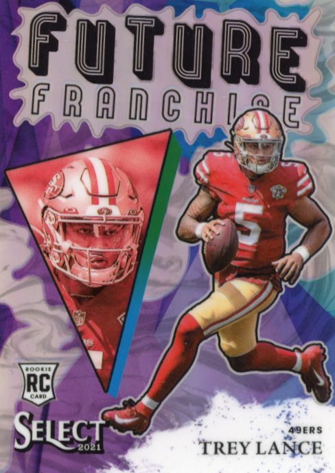 2021 Panini Select Trey Lance Future Franchise RC #FFR-3 - 49ers