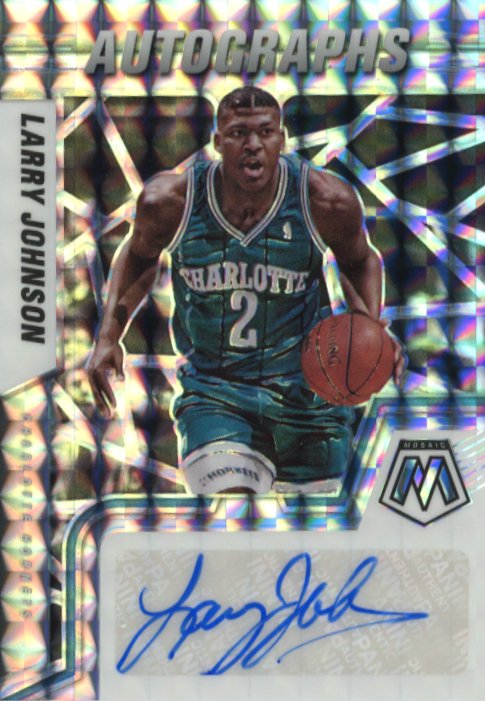 2021/22 Panini Mosaic Larry Johnson #AM-LRJ - Autograph Hornets