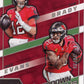 2022 Panini Contenders Tom Brady & Mike Evans Touchdown Tandems #TDT-TB - Green #/99 Buccaneers