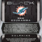 2022 Panini Black Erik Ezukanma RC #237 - Relic Red #/15 Dolphins